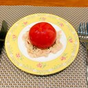 洋食屋さんの丸ごとトマトサラダ